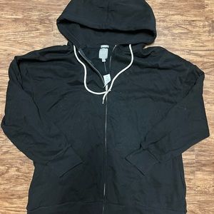 Gap black zip up hoodie
